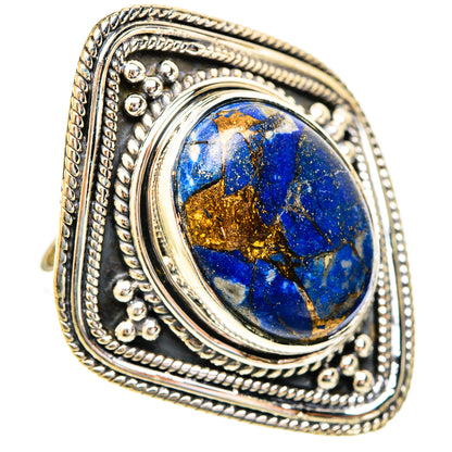 Lapis Lazuli Rings handcrafted by Ana Silver Co - RING121913 - Photo 2