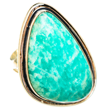 Amazonite Rings handcrafted by Ana Silver Co - RING121914 - Photo 2
