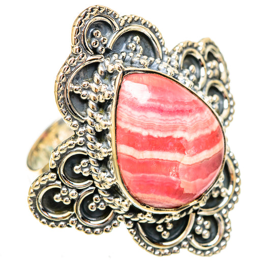 Rhodochrosite Rings handcrafted by Ana Silver Co - RING121928 - Photo 2