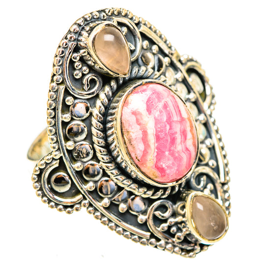 Rhodochrosite Rings handcrafted by Ana Silver Co - RING121929 - Photo 2