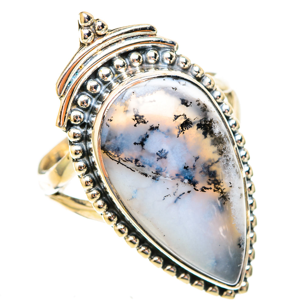 Dendritic Opal Rings handcrafted by Ana Silver Co - RING121937 - Photo 2