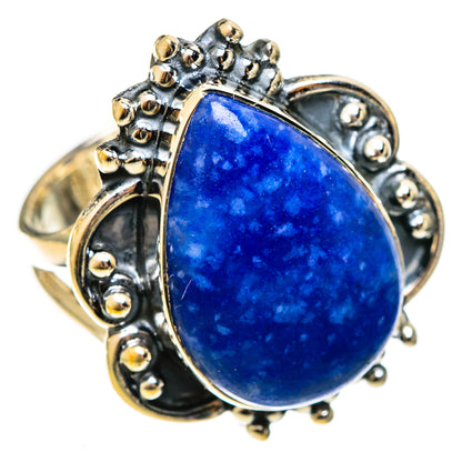 Lapis Lazuli Rings handcrafted by Ana Silver Co - RING121942 - Photo 2