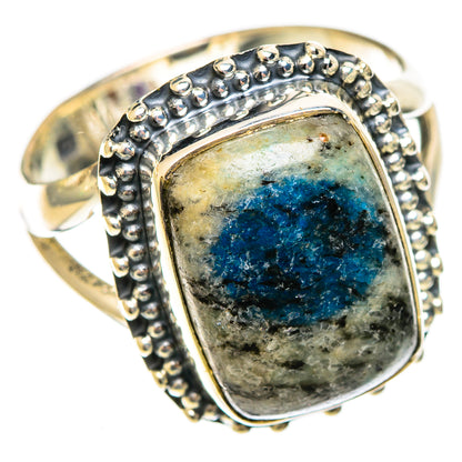 K2 Blue Azurite Rings handcrafted by Ana Silver Co - RING121943 - Photo 2