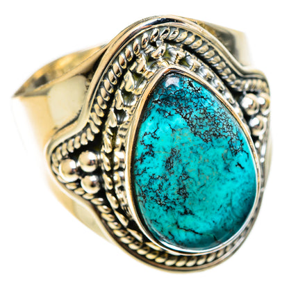 Turquoise Rings handcrafted by Ana Silver Co - RING121944 - Photo 2