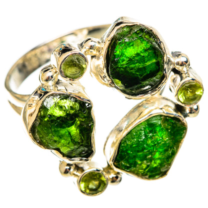 Chrome Diopside Rings handcrafted by Ana Silver Co - RING121948 - Photo 2