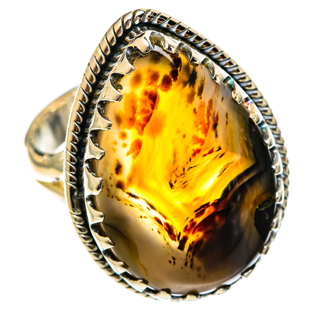 Montana Agate Rings handcrafted by Ana Silver Co - RING121952 - Photo 2