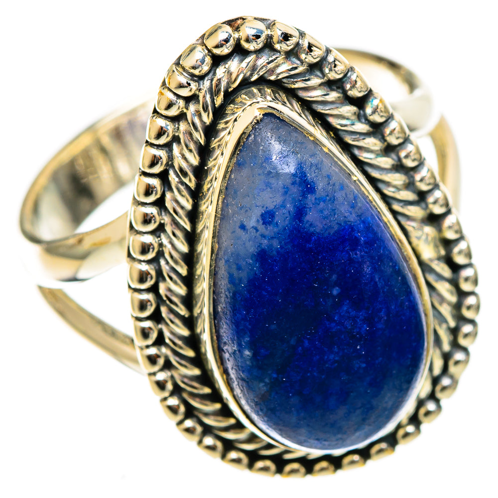 Lapis Lazuli Rings handcrafted by Ana Silver Co - RING121968 - Photo 2