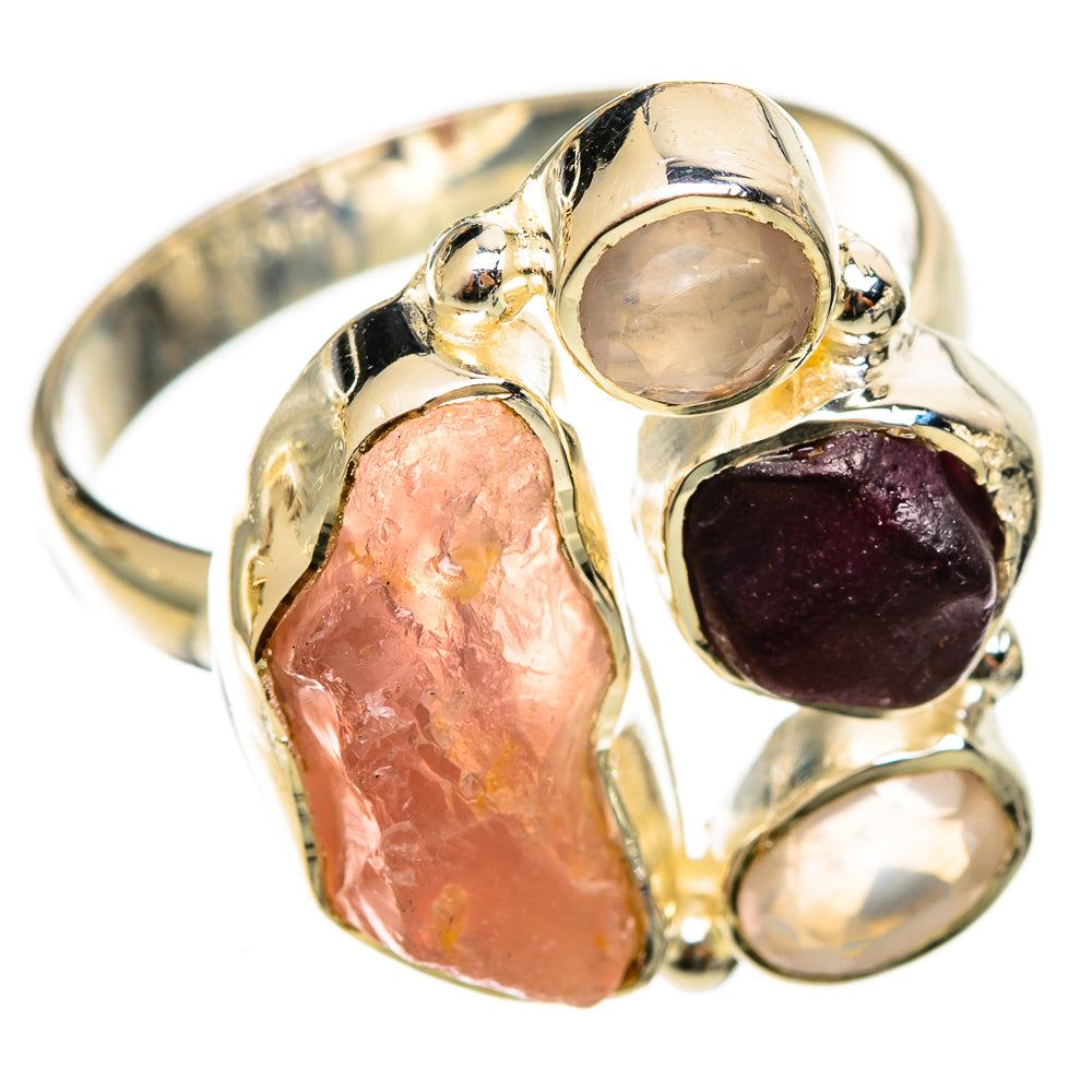 Rose Quartz Rings handcrafted by Ana Silver Co - RING121984 - Photo 2
