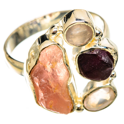 Rose Quartz Rings handcrafted by Ana Silver Co - RING121984 - Photo 2
