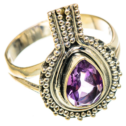 Amethyst Rings handcrafted by Ana Silver Co - RING121987 - Photo 2