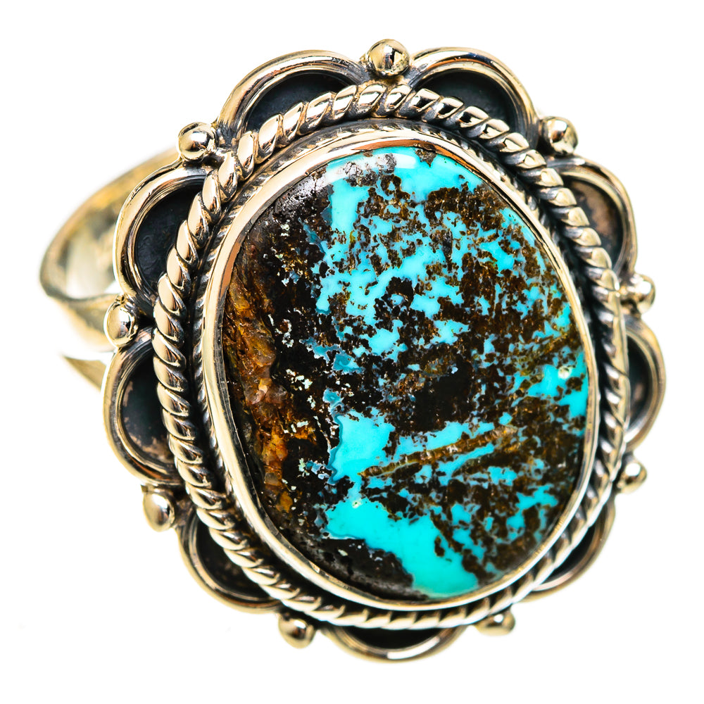 Shattuckite Rings handcrafted by Ana Silver Co - RING121998 - Photo 2