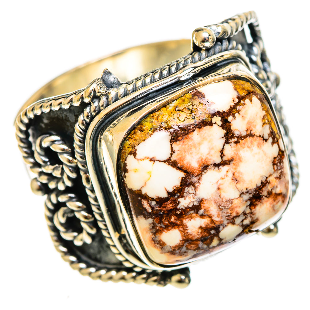 Wild Horse Jasper Rings handcrafted by Ana Silver Co - RING122011 - Photo 2