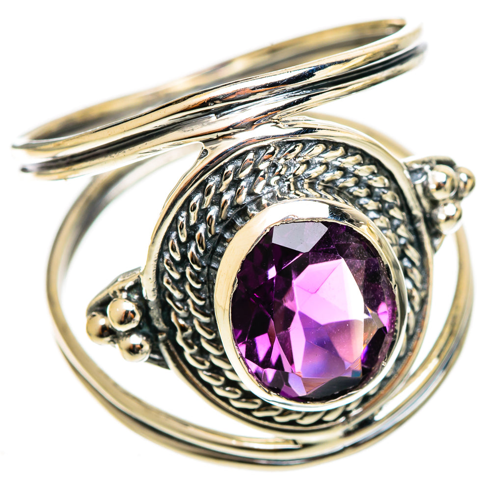 Amethyst Rings handcrafted by Ana Silver Co - RING122015 - Photo 2