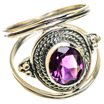 Amethyst Rings handcrafted by Ana Silver Co - RING122015 - Photo 2