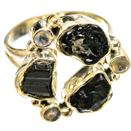 Black Tourmaline Rings handcrafted by Ana Silver Co - RING122017 - Photo 2