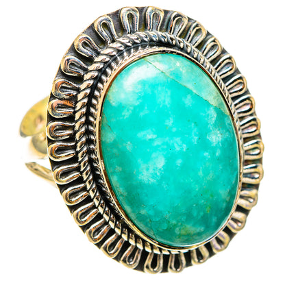 Amazonite Rings handcrafted by Ana Silver Co - RING122033 - Photo 2