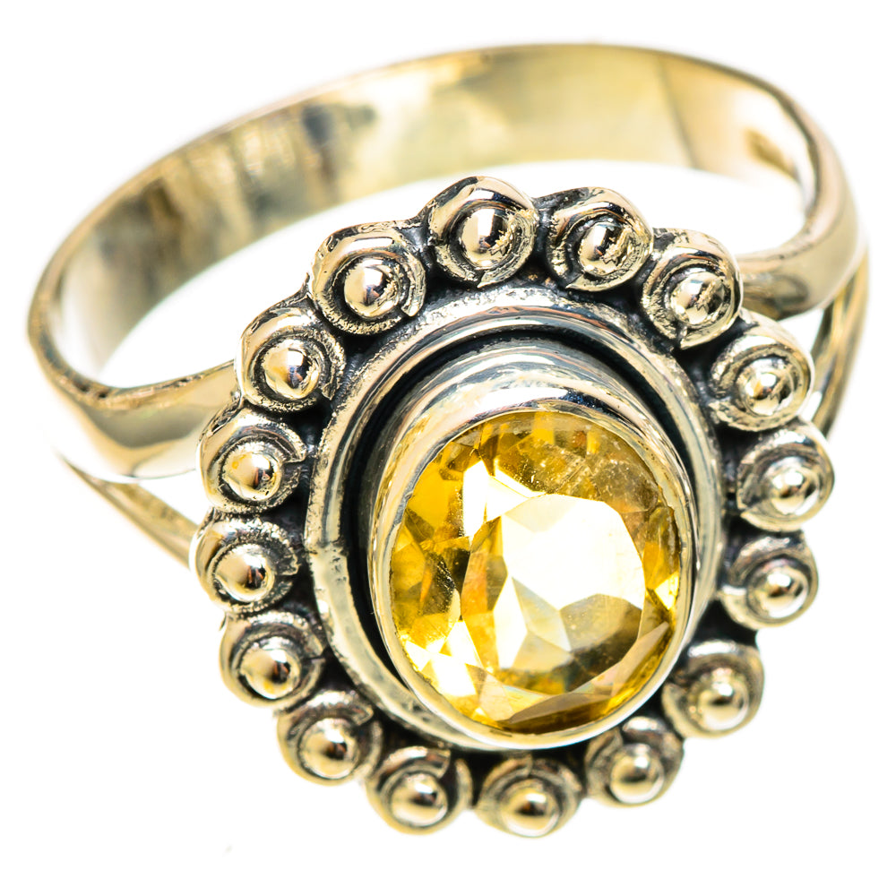 Citrine Rings handcrafted by Ana Silver Co - RING122040 - Photo 2