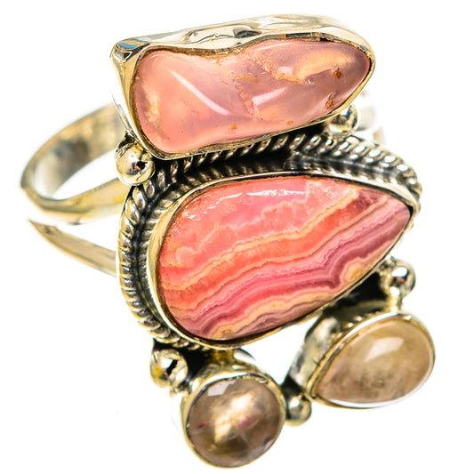 Rhodochrosite Rings handcrafted by Ana Silver Co - RING122042 - Photo 2