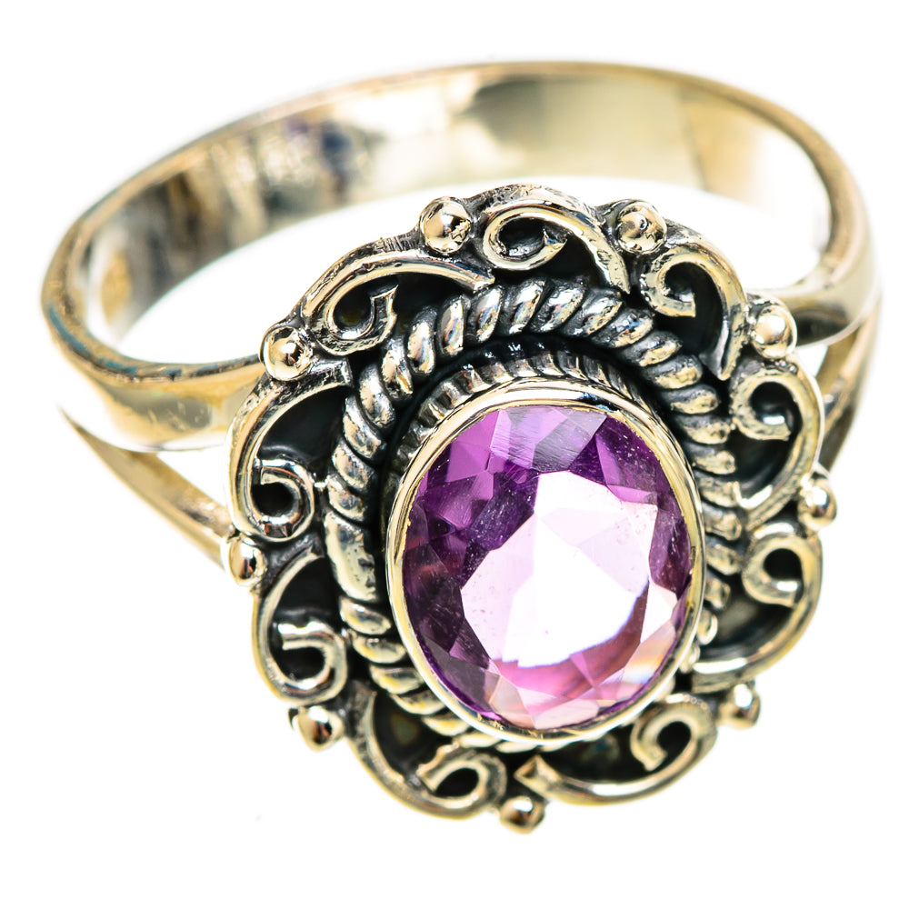Amethyst Rings handcrafted by Ana Silver Co - RING122043 - Photo 2