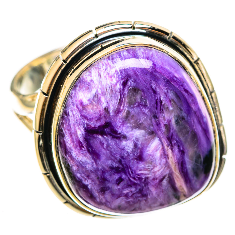 Charoite Rings handcrafted by Ana Silver Co - RING122044 - Photo 2