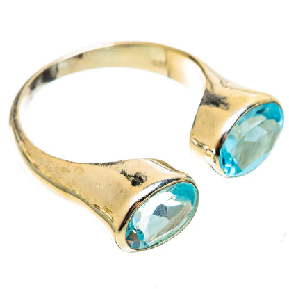 Blue Topaz Rings handcrafted by Ana Silver Co - RING122055 - Photo 2