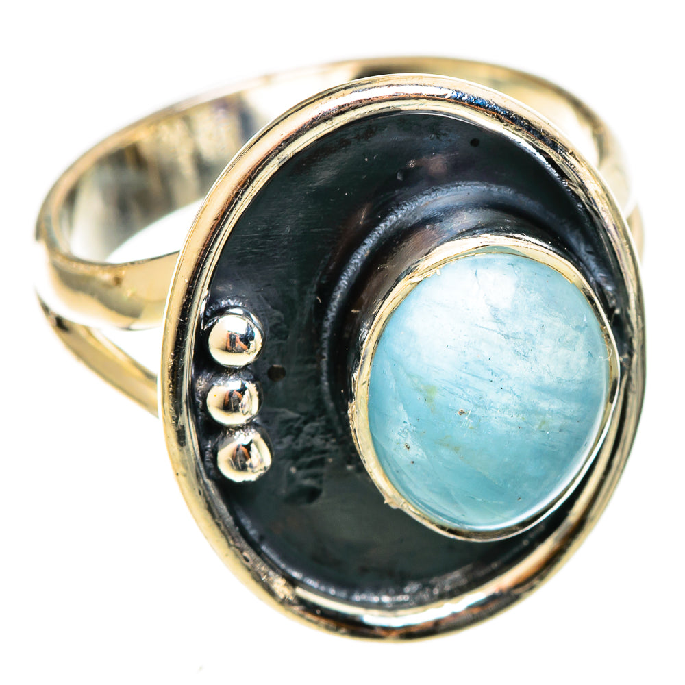 Aquamarine Rings handcrafted by Ana Silver Co - RING122057 - Photo 2