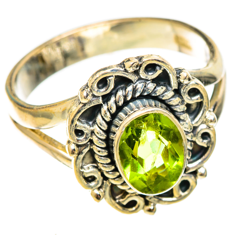 Peridot Rings handcrafted by Ana Silver Co - RING122061 - Photo 2
