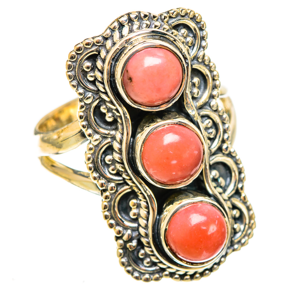 Pink Opal Rings handcrafted by Ana Silver Co - RING122066 - Photo 2