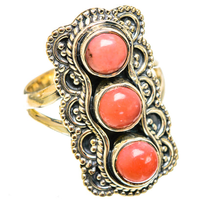 Pink Opal Rings handcrafted by Ana Silver Co - RING122066 - Photo 2