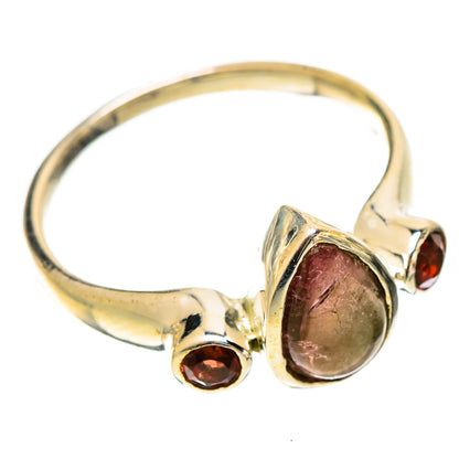 Pink Tourmaline Rings handcrafted by Ana Silver Co - RING122067 - Photo 2
