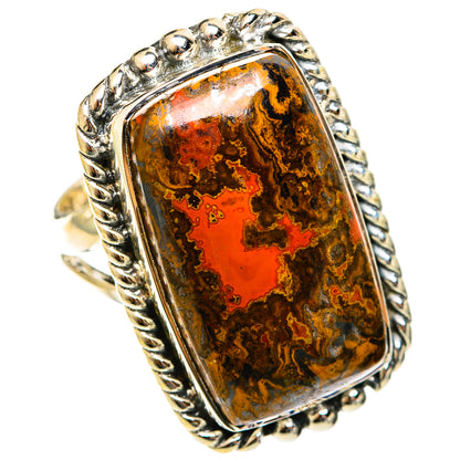 Moroccan Agate Rings handcrafted by Ana Silver Co - RING122099 - Photo 2