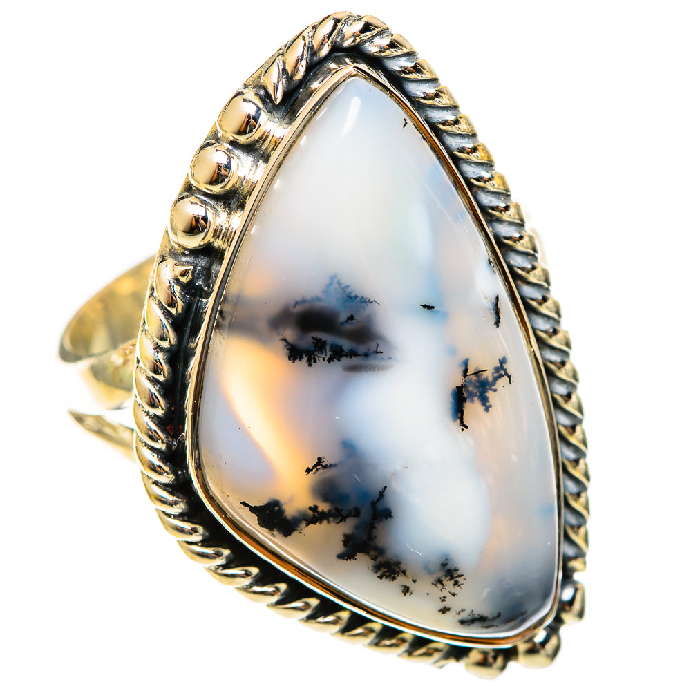 Dendritic Opal Rings handcrafted by Ana Silver Co - RING122111 - Photo 2