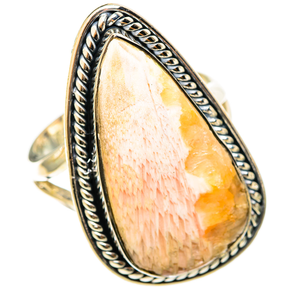 Scolecite Rings handcrafted by Ana Silver Co - RING122140 - Photo 2