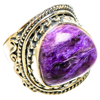 Charoite Rings handcrafted by Ana Silver Co - RING122145 - Photo 2