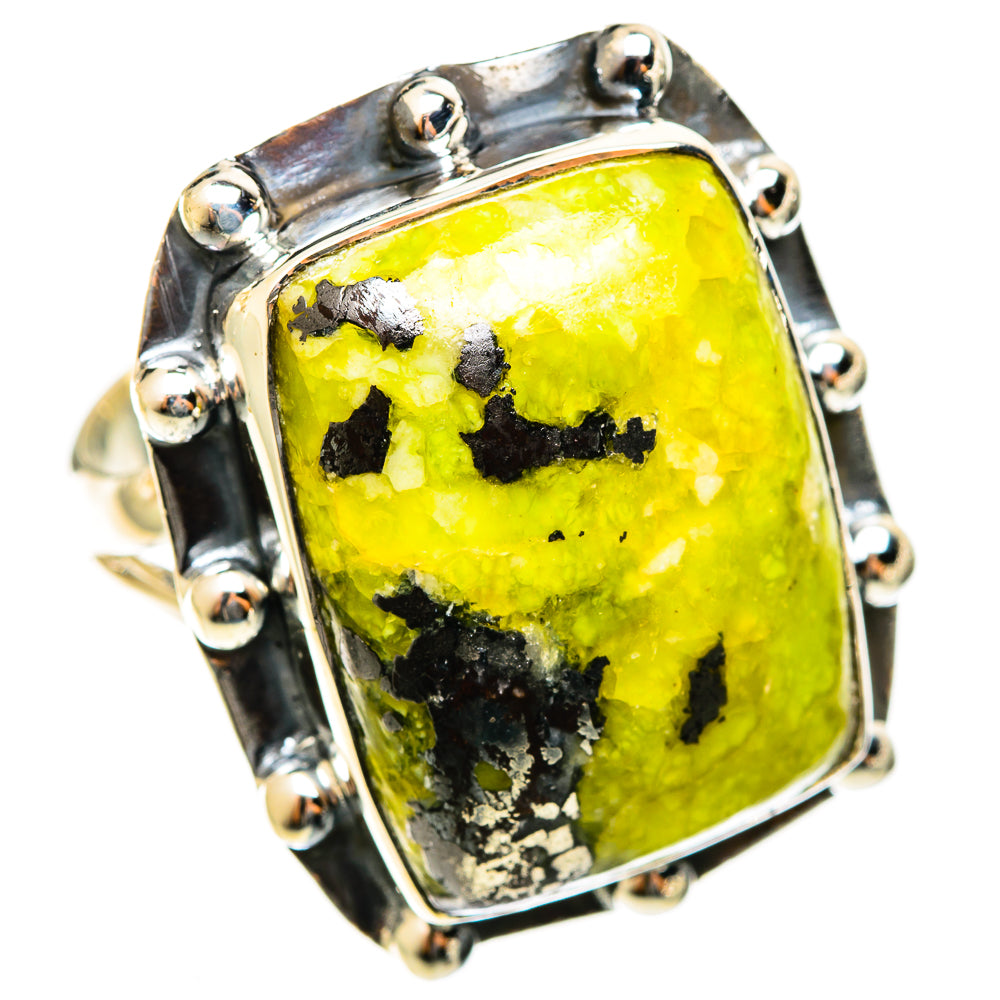 Lizardite Rings handcrafted by Ana Silver Co - RING122155 - Photo 2