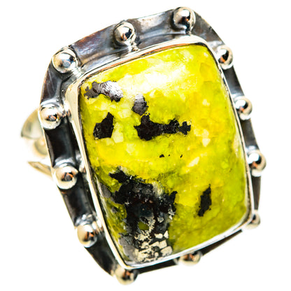Lizardite Rings handcrafted by Ana Silver Co - RING122155 - Photo 2