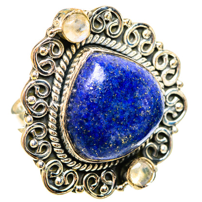 Lapis Lazuli Rings handcrafted by Ana Silver Co - RING122161 - Photo 2