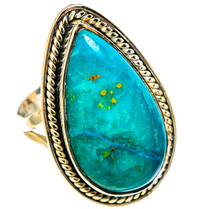 Chrysocolla Rings handcrafted by Ana Silver Co - RING122163 - Photo 2