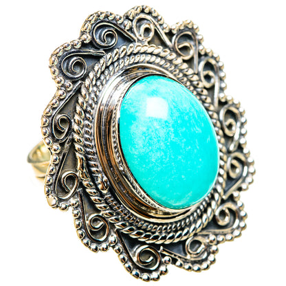 Amazonite Rings handcrafted by Ana Silver Co - RING122168 - Photo 2