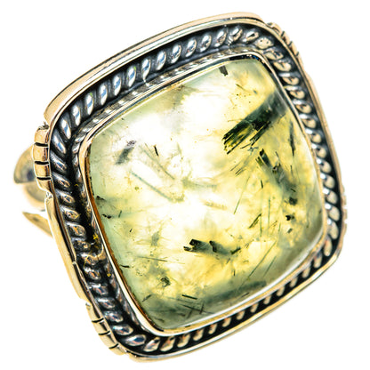 Prehnite Rings handcrafted by Ana Silver Co - RING122170 - Photo 2