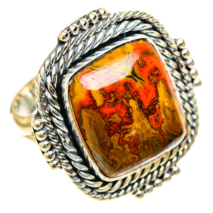 Moroccan Agate Rings handcrafted by Ana Silver Co - RING122178 - Photo 2