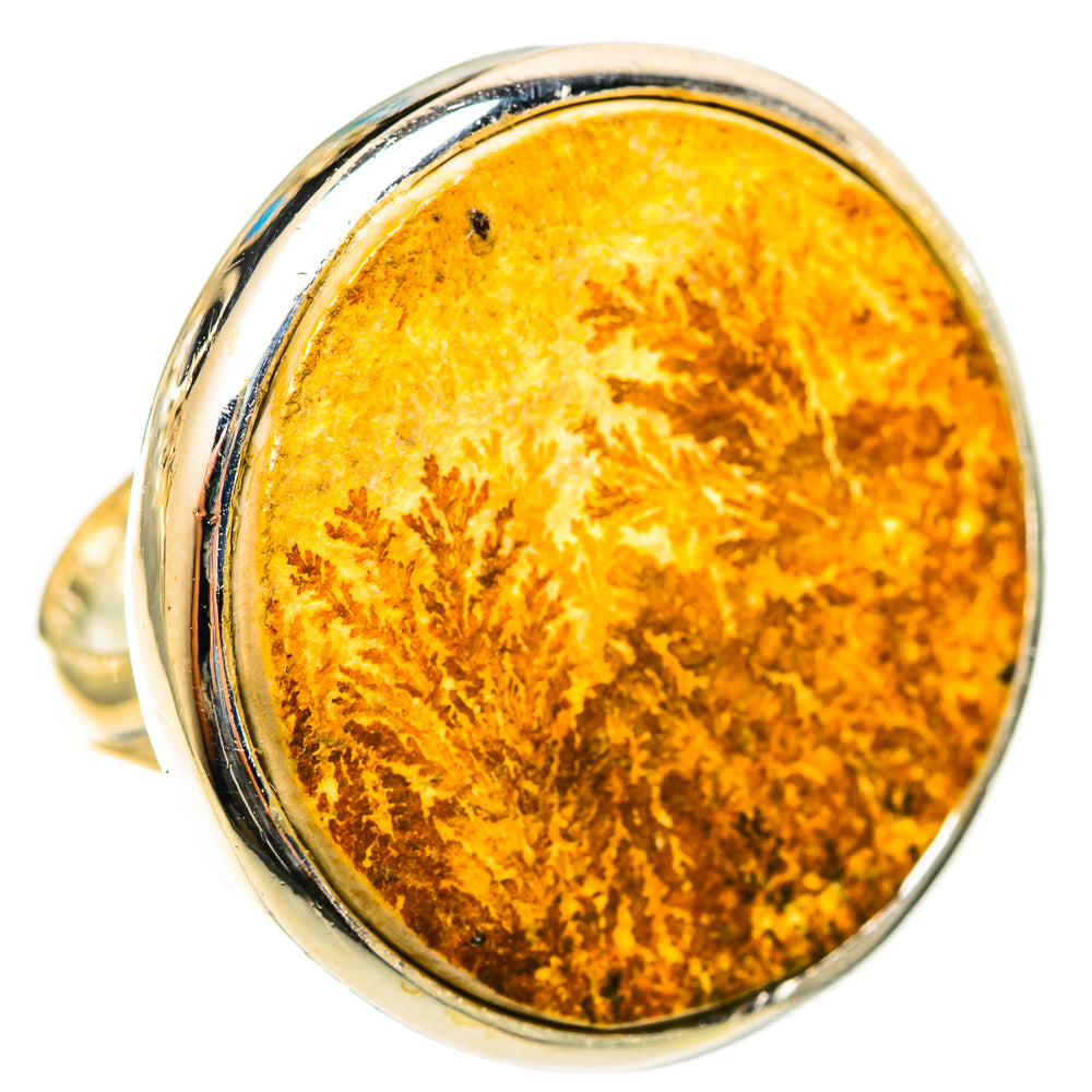 Germany Psilomelane Dendrite Rings handcrafted by Ana Silver Co - RING122180 - Photo 2