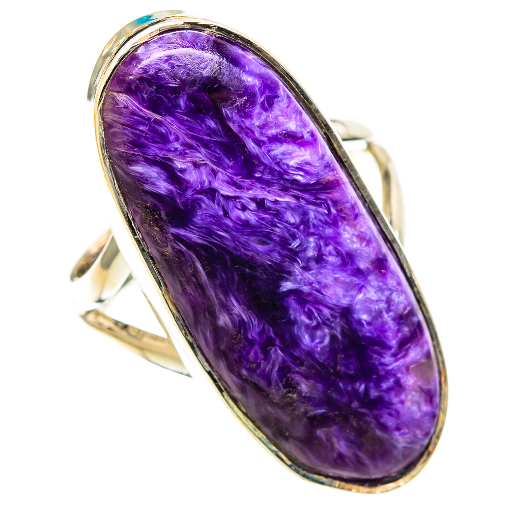 Charoite Rings handcrafted by Ana Silver Co - RING122189 - Photo 2