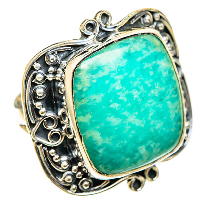 Amazonite Rings handcrafted by Ana Silver Co - RING122213 - Photo 2