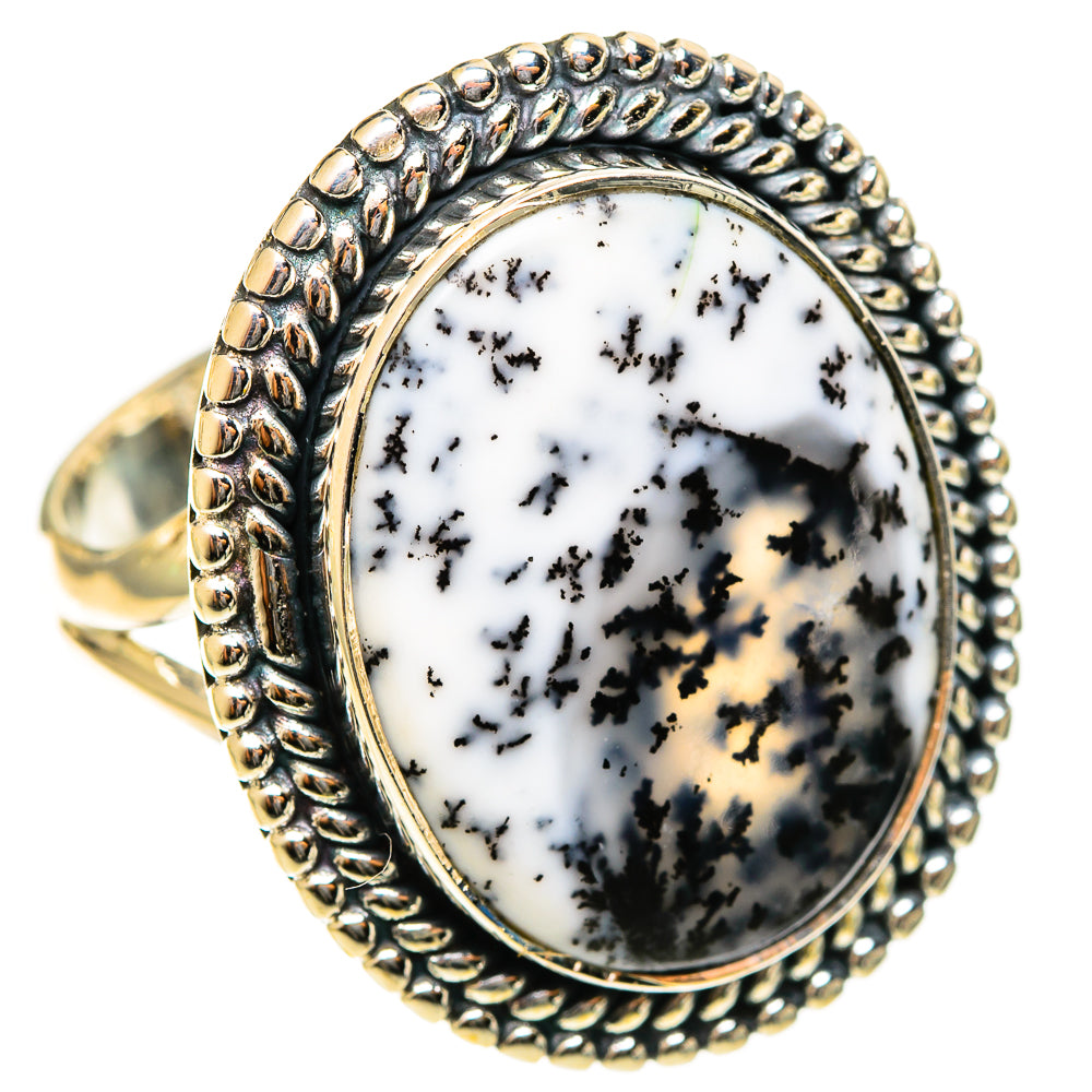 Dendritic Opal Rings handcrafted by Ana Silver Co - RING122231 - Photo 2