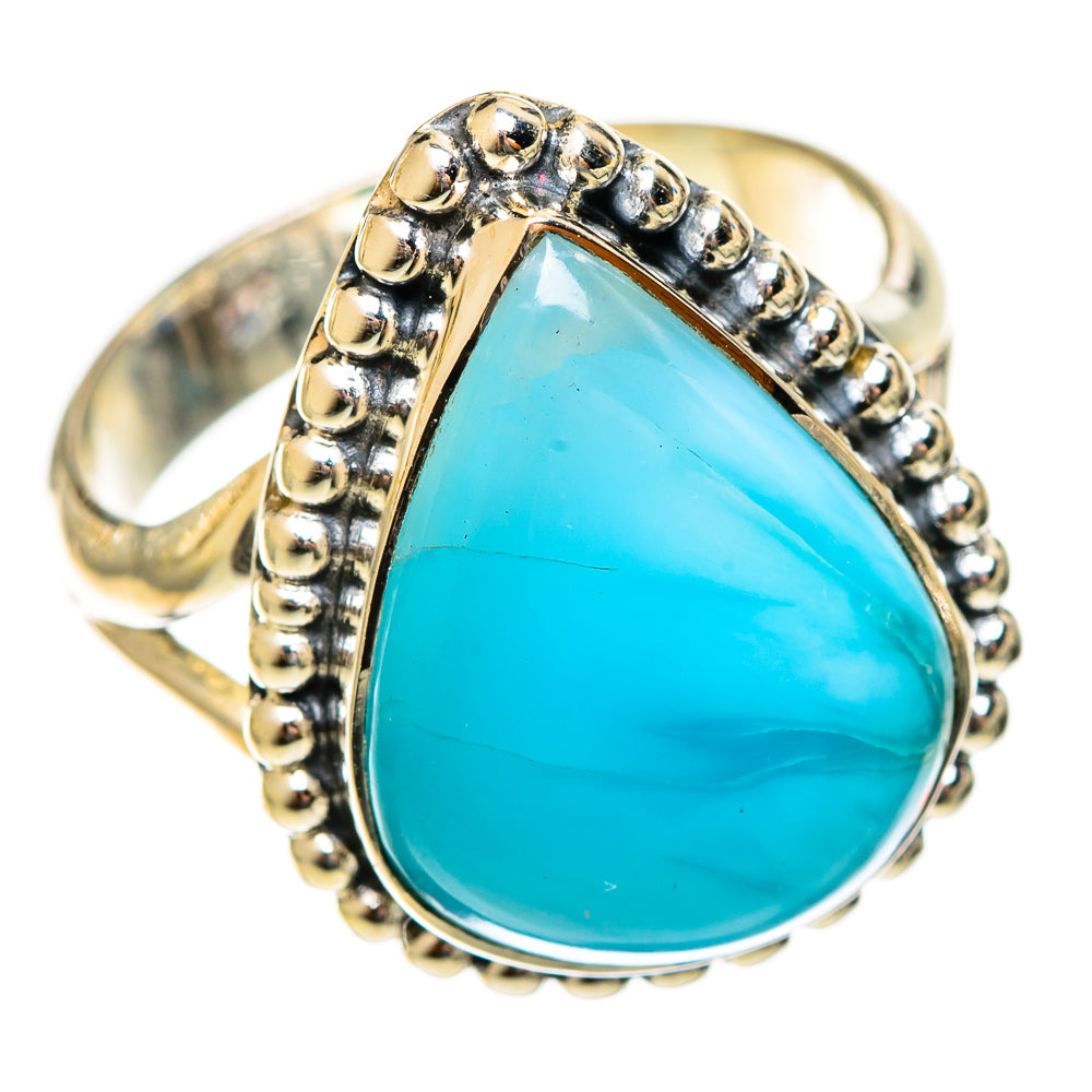 Larimar Rings handcrafted by Ana Silver Co - RING122238 - Photo 2