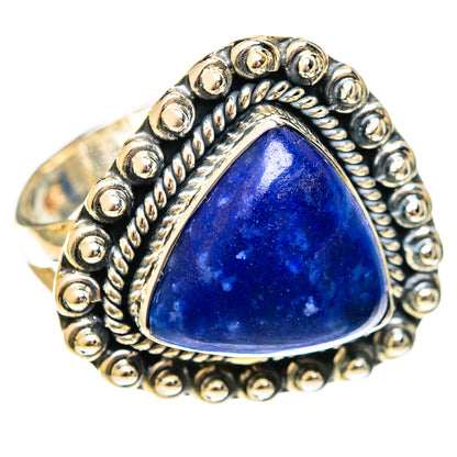 Lapis Lazuli Rings handcrafted by Ana Silver Co - RING122240 - Photo 2