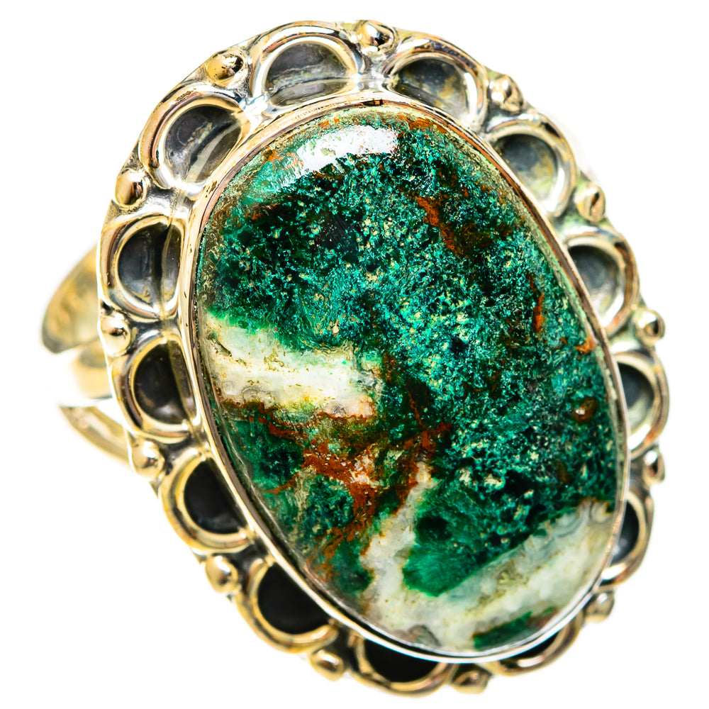 Malachite Rings handcrafted by Ana Silver Co - RING122244 - Photo 2