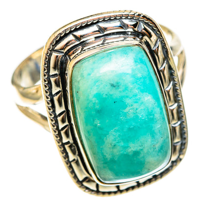 Amazonite Rings handcrafted by Ana Silver Co - RING122246 - Photo 2