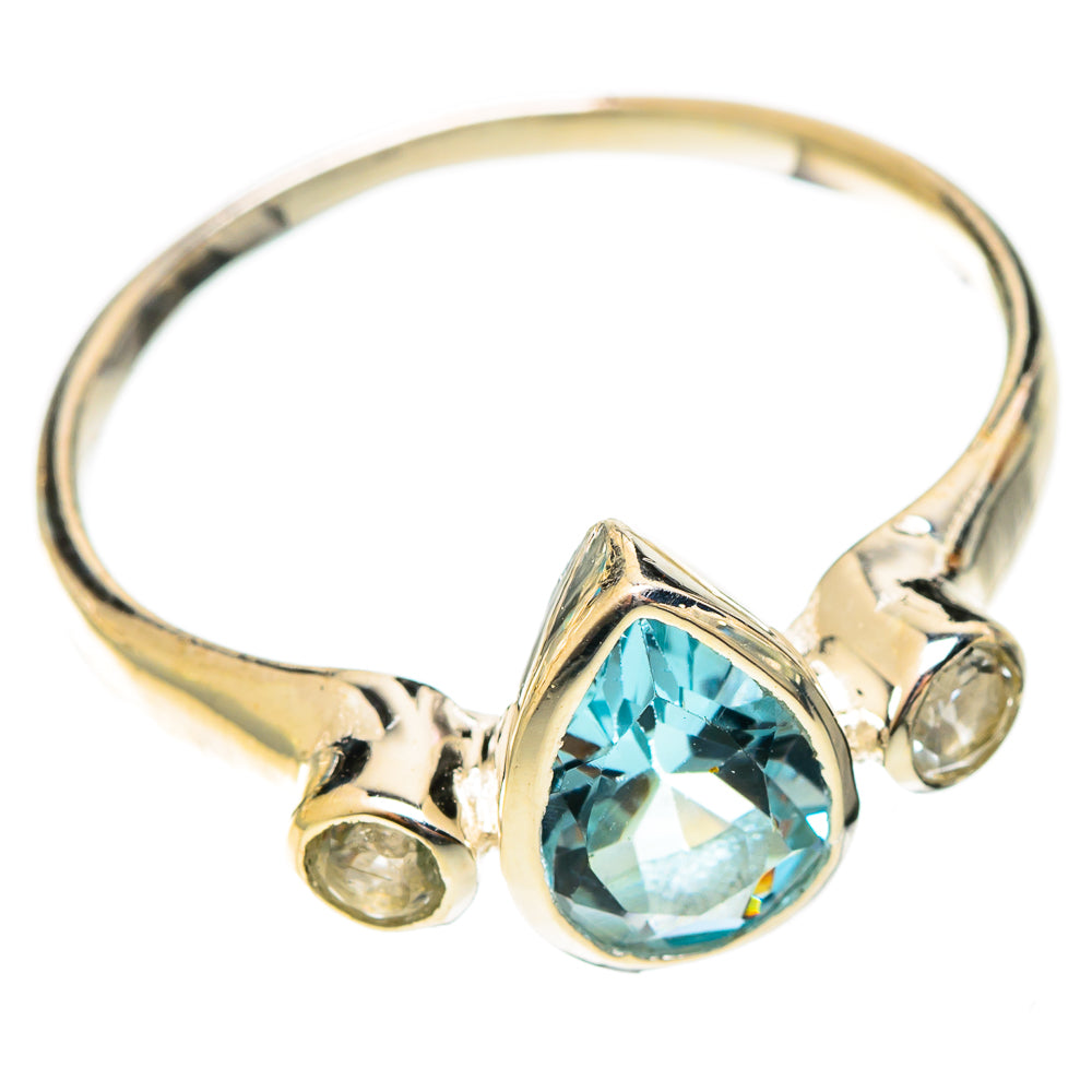 Blue Topaz Rings handcrafted by Ana Silver Co - RING122264 - Photo 2